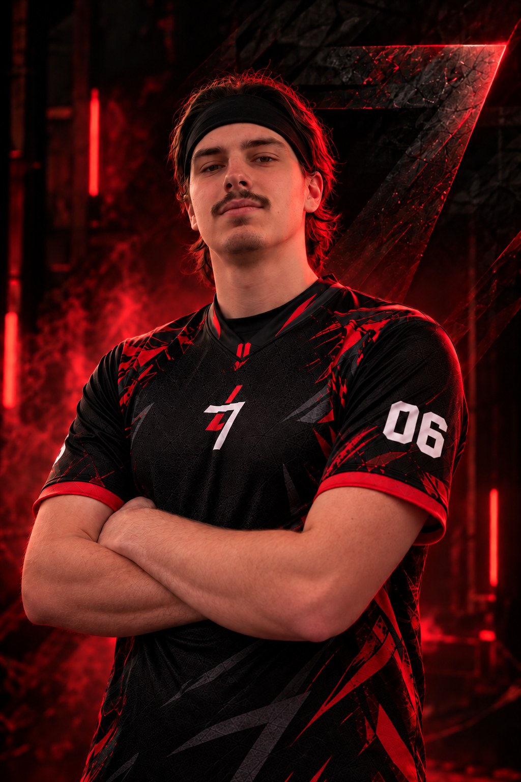 Portrait de TheoFVR, joueur Valorant de 7Roll Legacy, maillot numéro 6